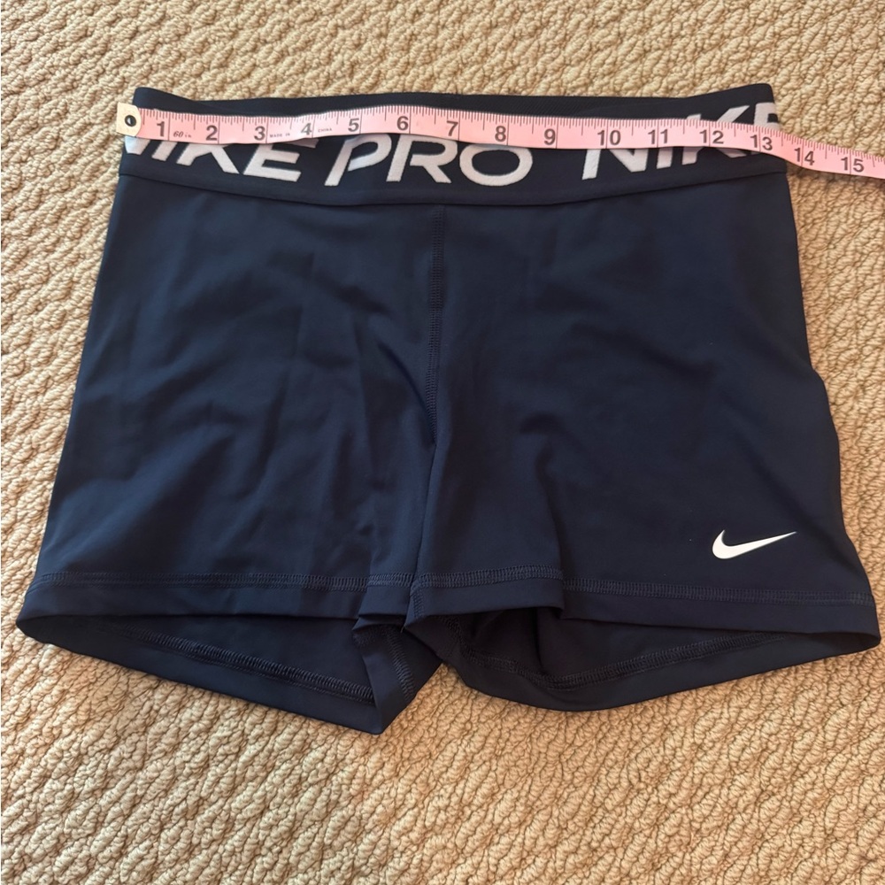 Nike Women's Dark Blue Athletic Shorts